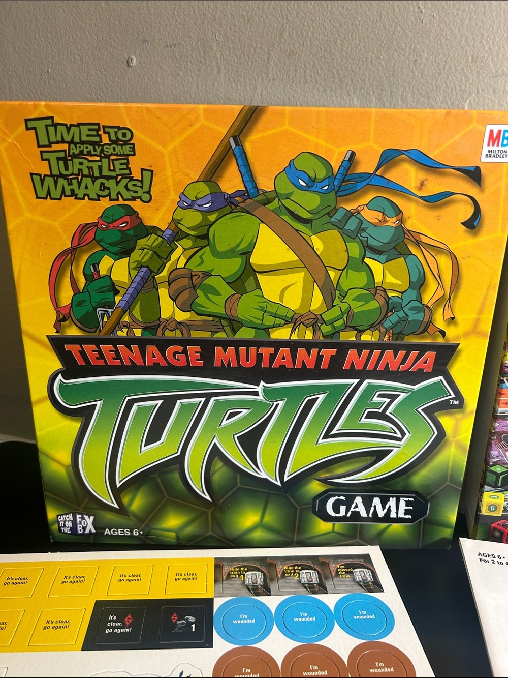 2003 Milton Bradley Teenage Mutant Ninja Turtles Board Game